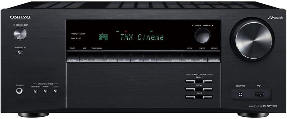 Onkyo TX-NR6100 M2 7.2 Kanal THX 8K A/V Surround Receiver