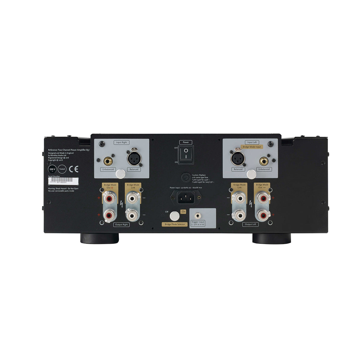 Meridian 857 Reference 2 Channel   Power Ampliler