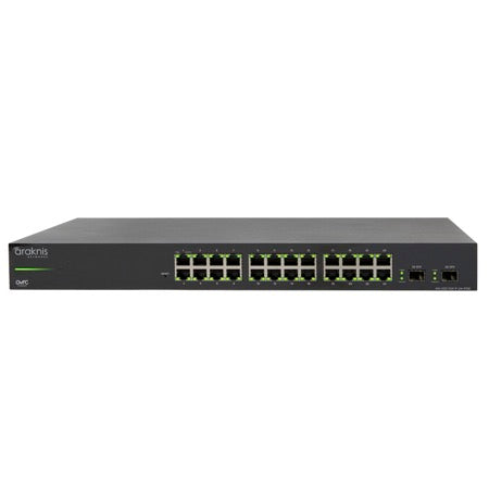 Araknis Networks 220 Serisi Katman 2 Yönetilebilir Gigabit Switch, Kısmi PoE + Ön Portlar