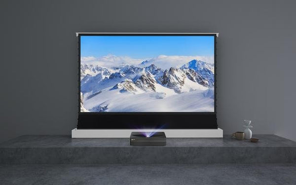 Vividstorm Motorlu S Pro UST ALR Perde 100" Samsung LSP9T 4K Projektör Set