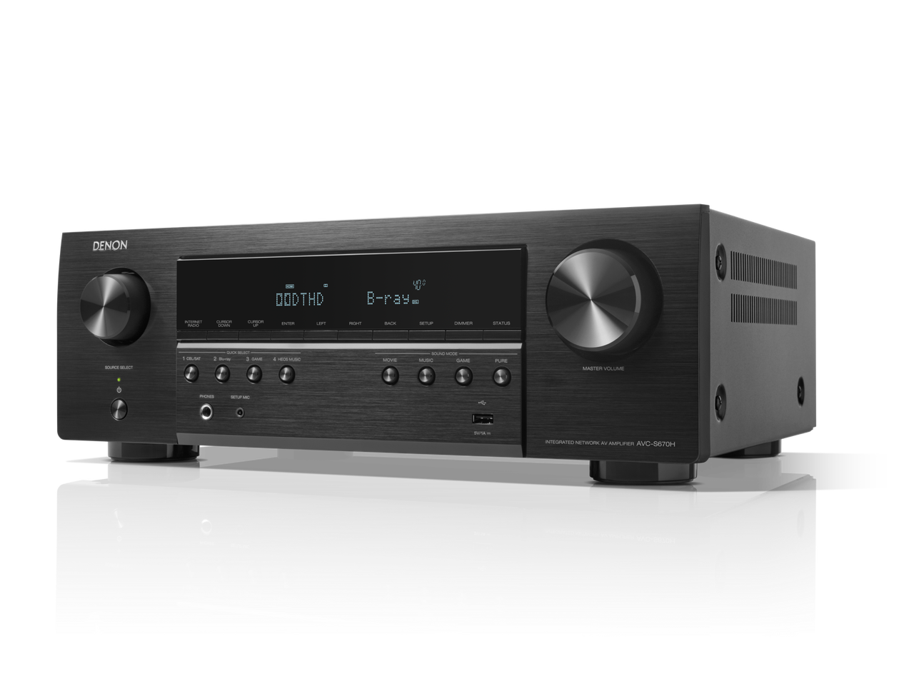 Denon AVC-S670H 5.2 8K A/V Surround Receiver