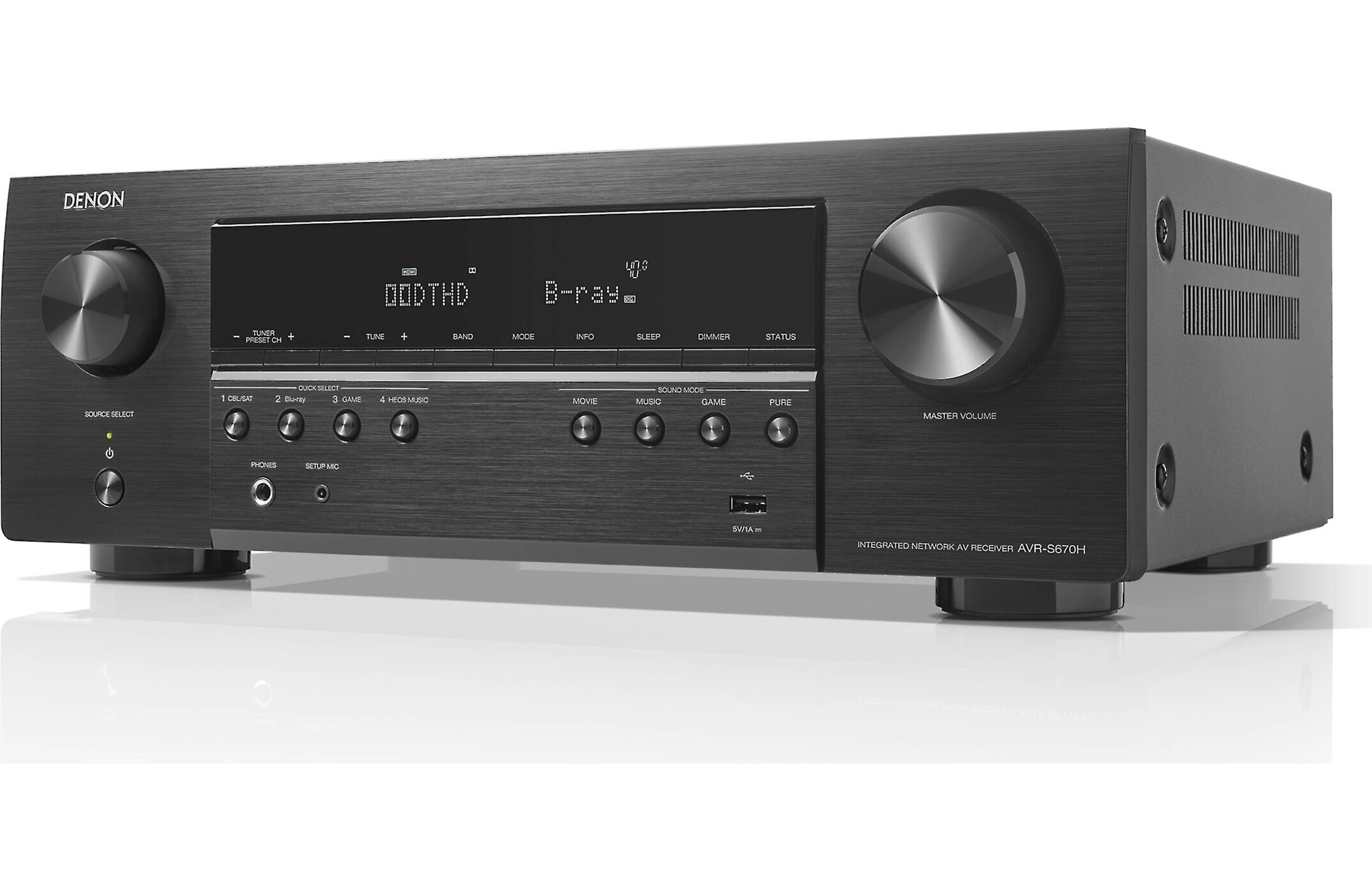 Denon AVR-S670H 5.2 8K A/V Surround Receiver