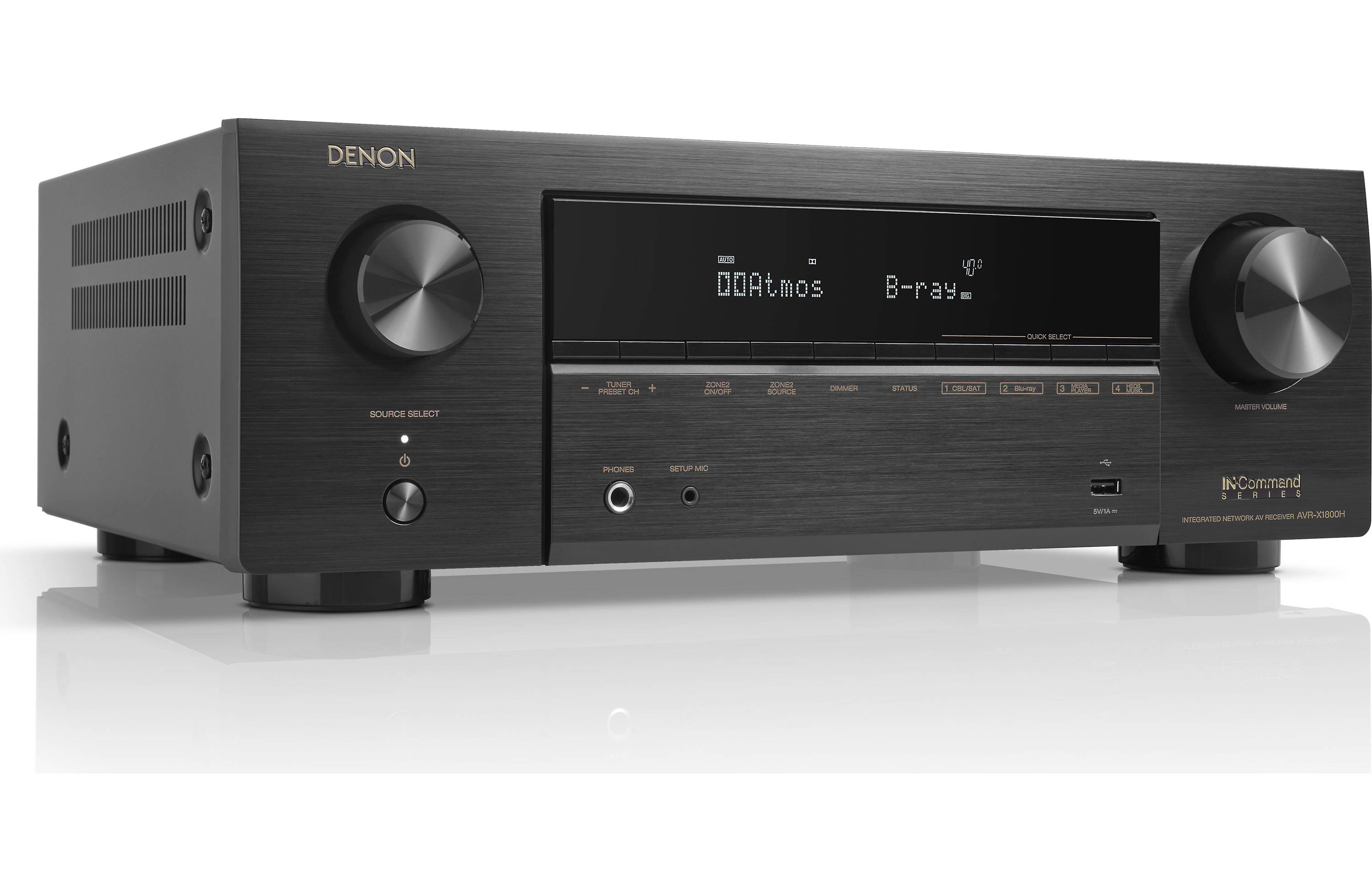 Denon AVR-X1800H 7.2 8K A/V Surround Receiver