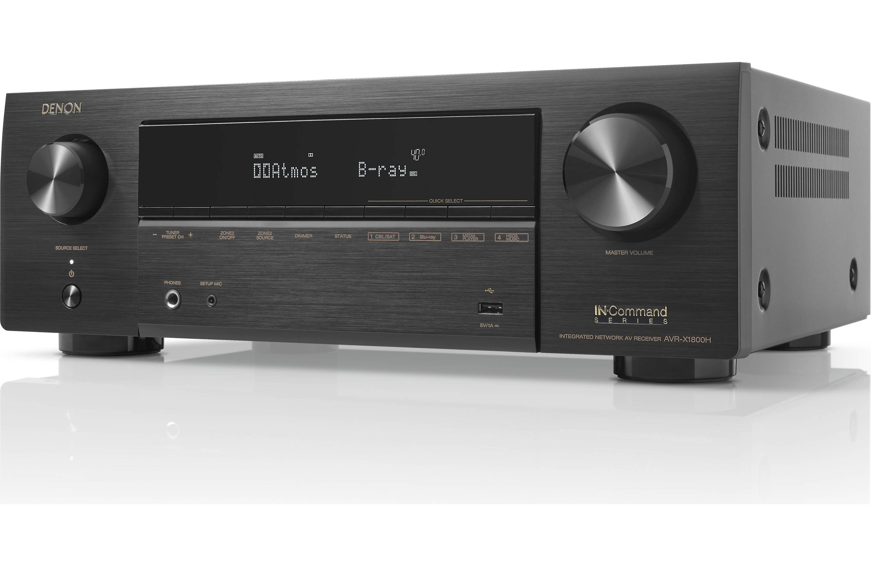 Denon AVR-X1800H 7.2 8K A/V Surround Receiver