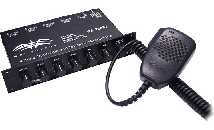 Wet Sounds WS-220 BT 4 Zone  Bluetooth Marine Level Controller