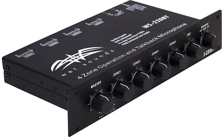 Wet Sounds WS-220 BT 4 Zone  Bluetooth Marine Level Controller