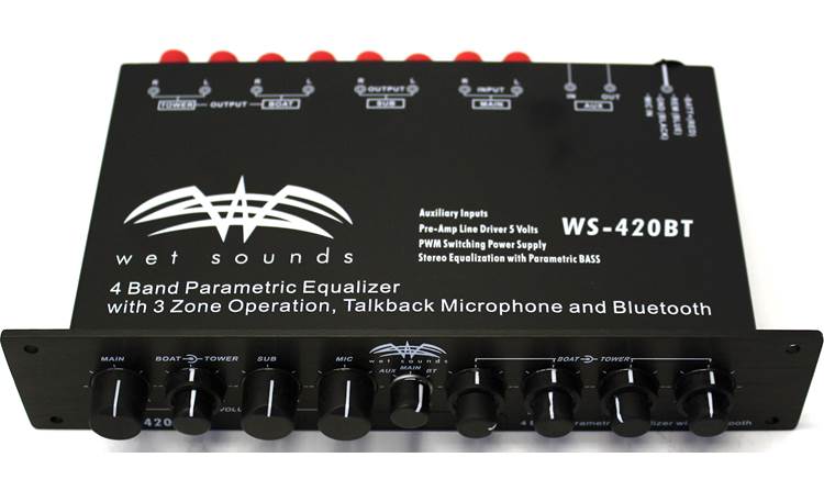 Wet Sounds WS-420 BT 4 Band Bluetooth Marine Equalizer