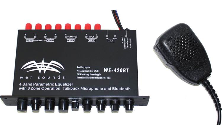 Wet Sounds WS-420 BT 4 Band Bluetooth Marine Equalizer