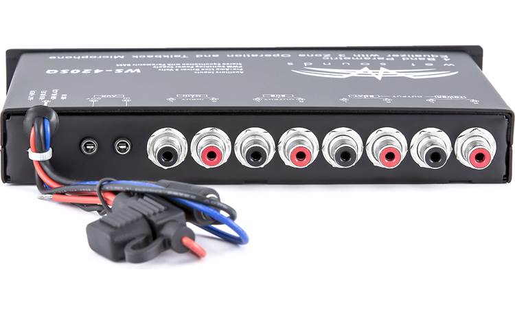 Wet Sounds WS 420 SQ 4 Band Mikrofonlu  Marine Equalizer