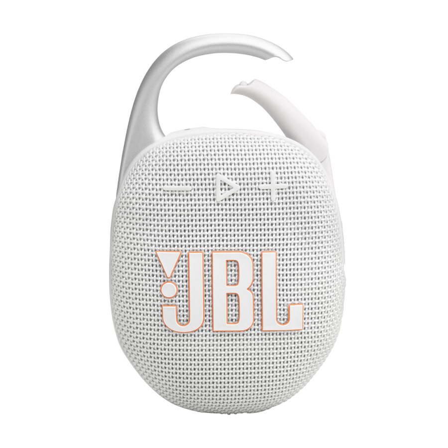 JBL Clip5, Bluetooth Hoparlör, IP67, Beyaz