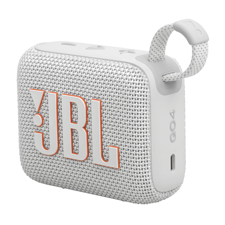 JBL Go4, Bluetooth Hoparlör, IP67, Beyaz