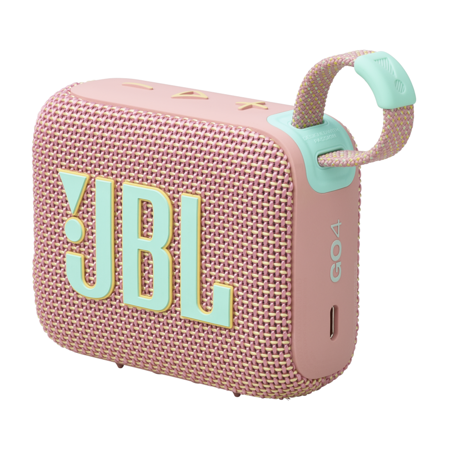 JBL Go4, Bluetooth Hoparlör, IP67, Pembe