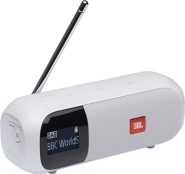 JBL Tuner2 Bluetooth Hoparlör DAB-FM Radyo PX7 Beyaz