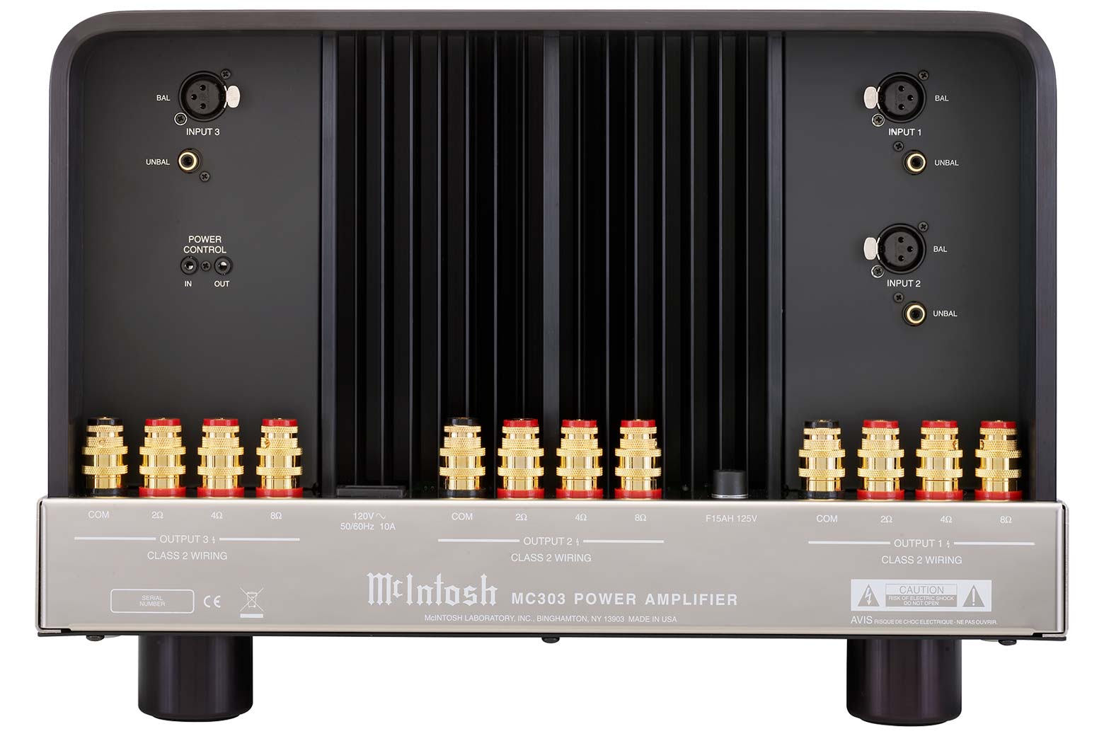 McIntosh MC303 3-Channel Solid State Power Ampliler
