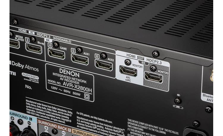 Denon AVR-X2800H A/V Surround Receiver