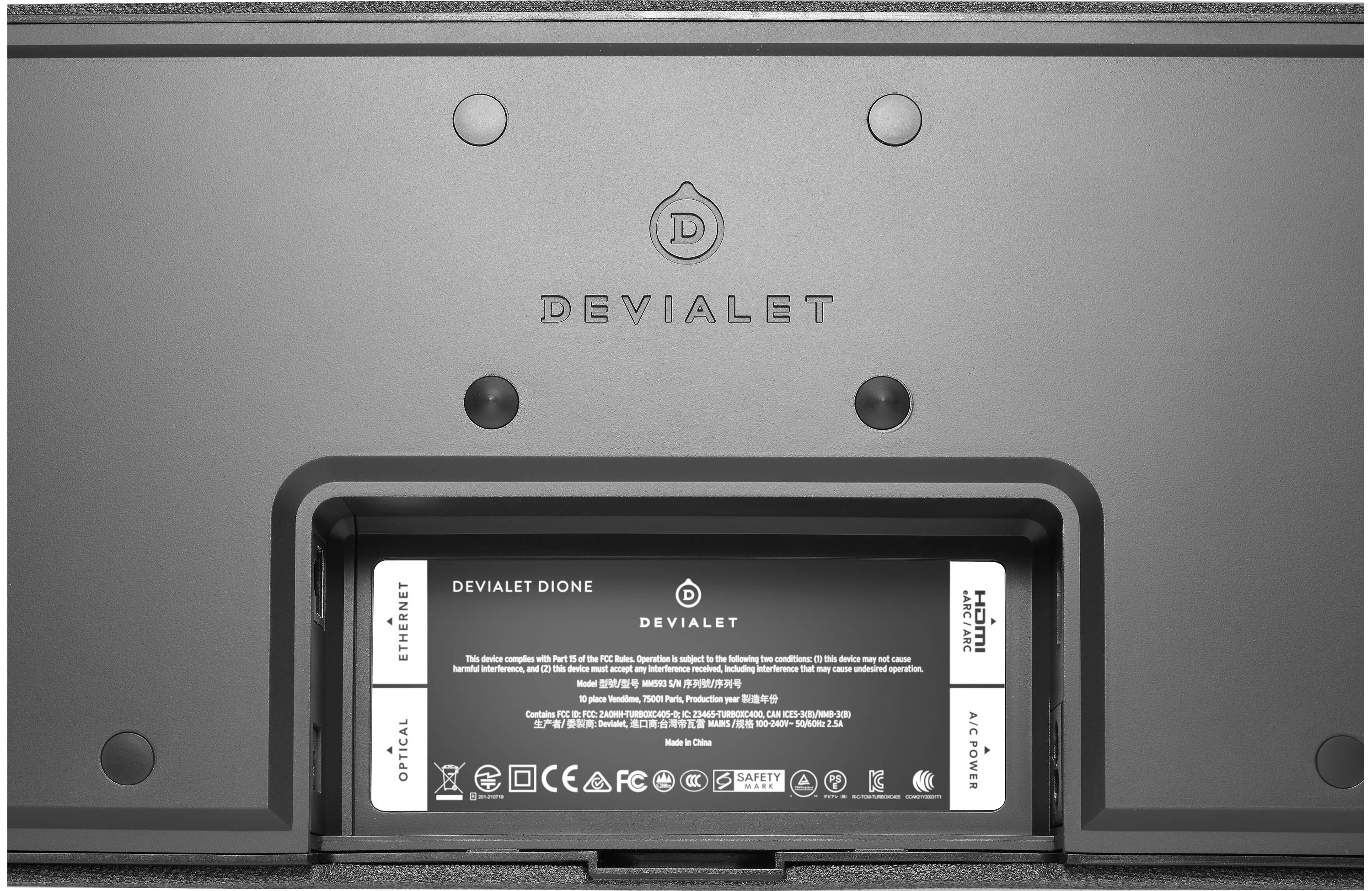 Devialet Dione 5.1.2 Dolby Atmos Soundbar